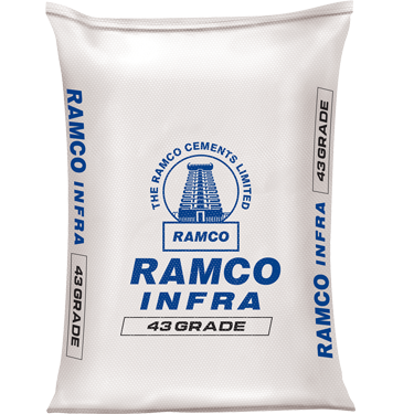 Ramco Infra 43 Grade Cement - Best cement dealer in Goa